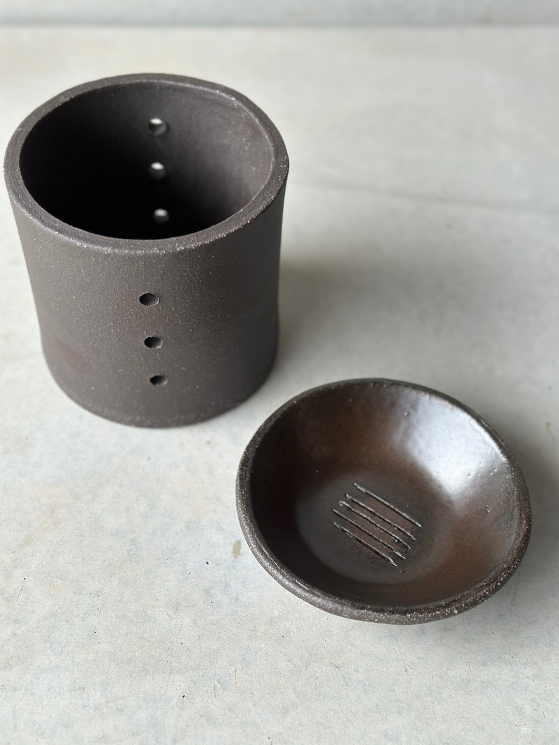 Garlic Keeper and Mini Grater
